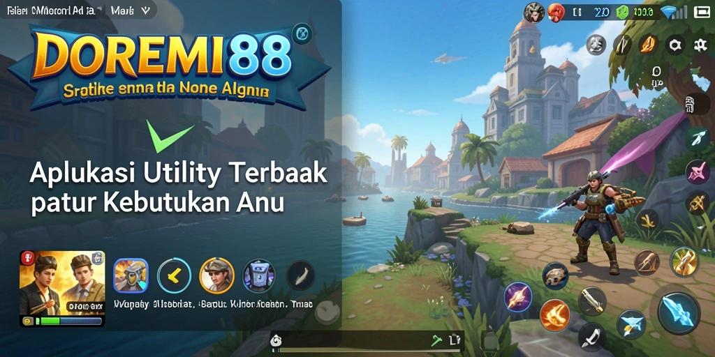 Tampilan utama DOREMI88 dengan antarmuka intuitif dan fitur lengkap.