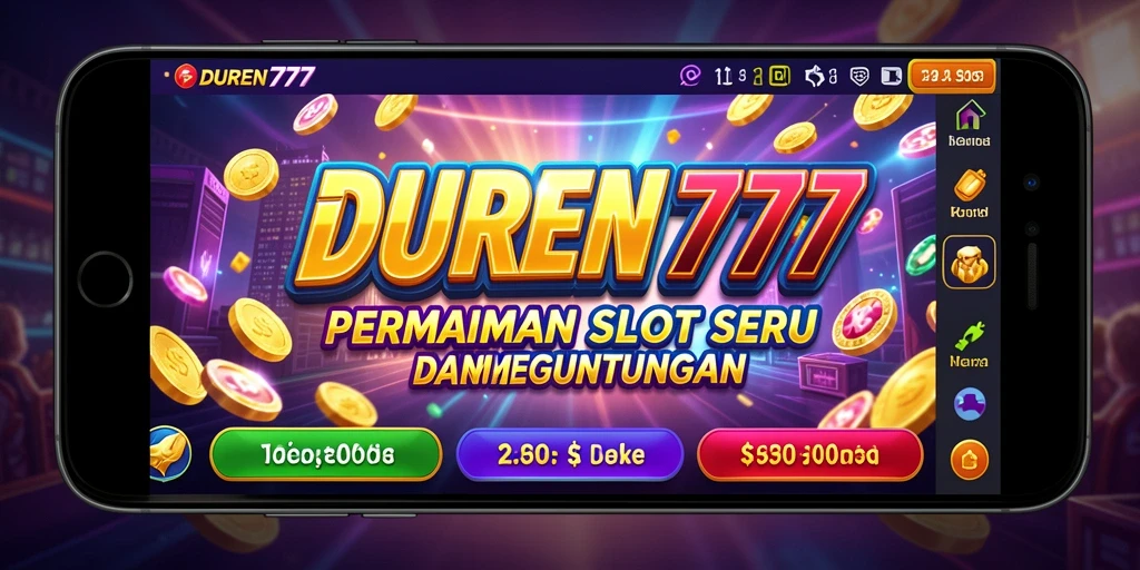 Screenshot gameplay DUREN777 menunjukkan keseruan permainan Slot yang menarik.
