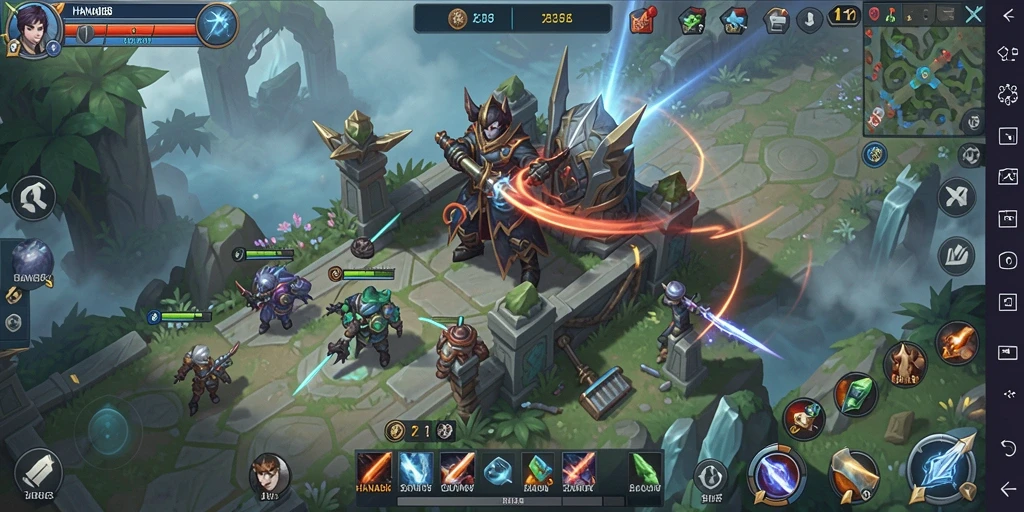 Tampilan strategis yang menarik dari gameplay HANABI88