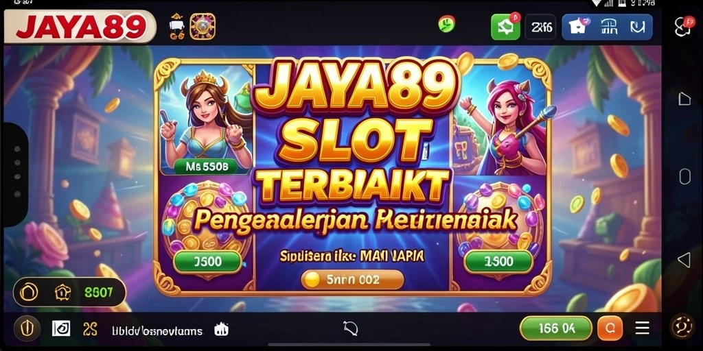Tampilan gameplay JAYA89 dengan simbol dan putaran slot yang memukau.
