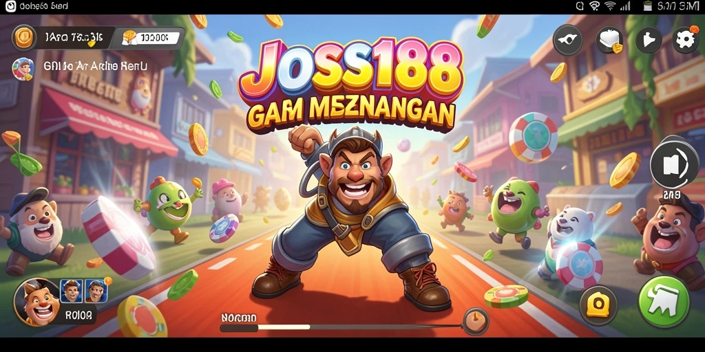Screenshot menampilkan gameplay seru dari JOSS188 dengan berbagai level menarik.
