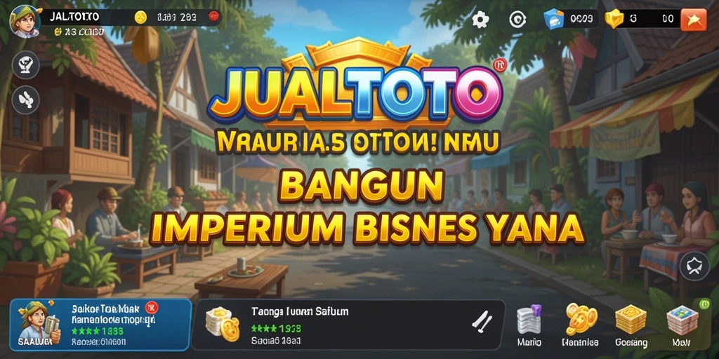 Screenshot utama JUALTOTO menampilkan gameplay Tycoon yang seru.