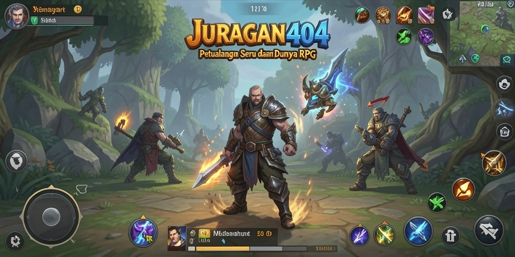 Tampilan gameplay seru di JURAGAN404 dengan detail yang memukau.