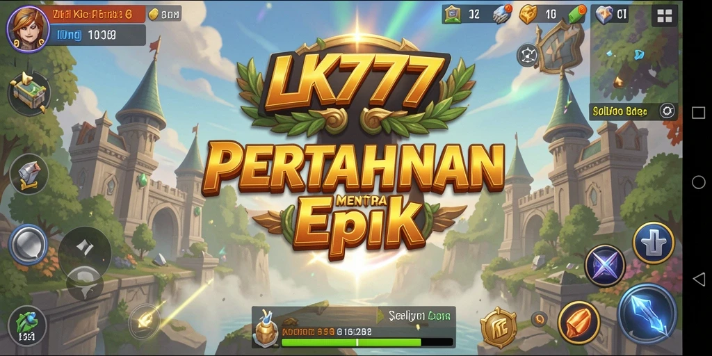 Screenshot menampilkan momen intens dalam permainan Tower Defense LK777.