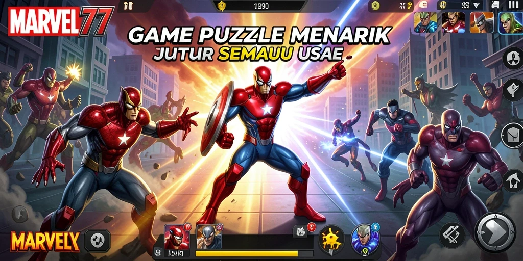 Tampilan gameplay <strong>MARVEL77</strong> yang mendebarkan dan penuh tantangan.