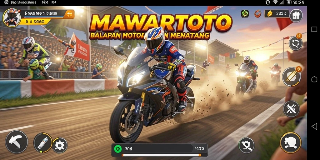 Tangkap momen seru balapan motor di MAWARTOTO.