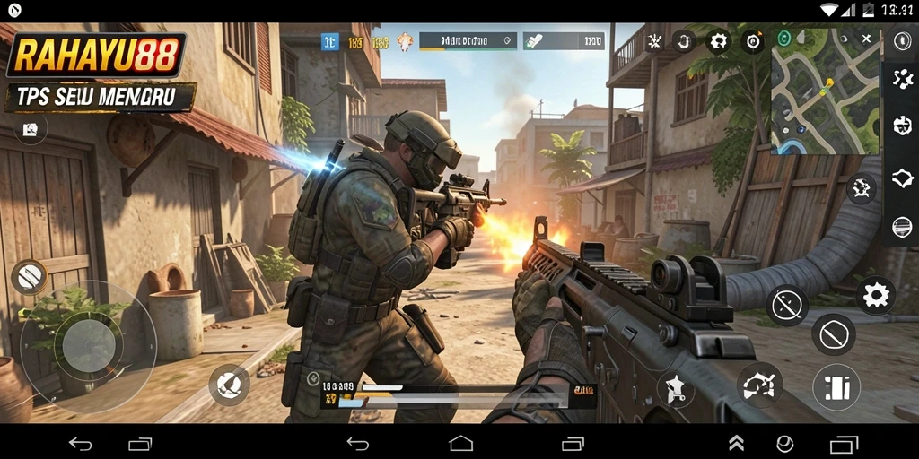 Tampilan screenshot menarik dari gameplay RAHAYU88 yang intens.